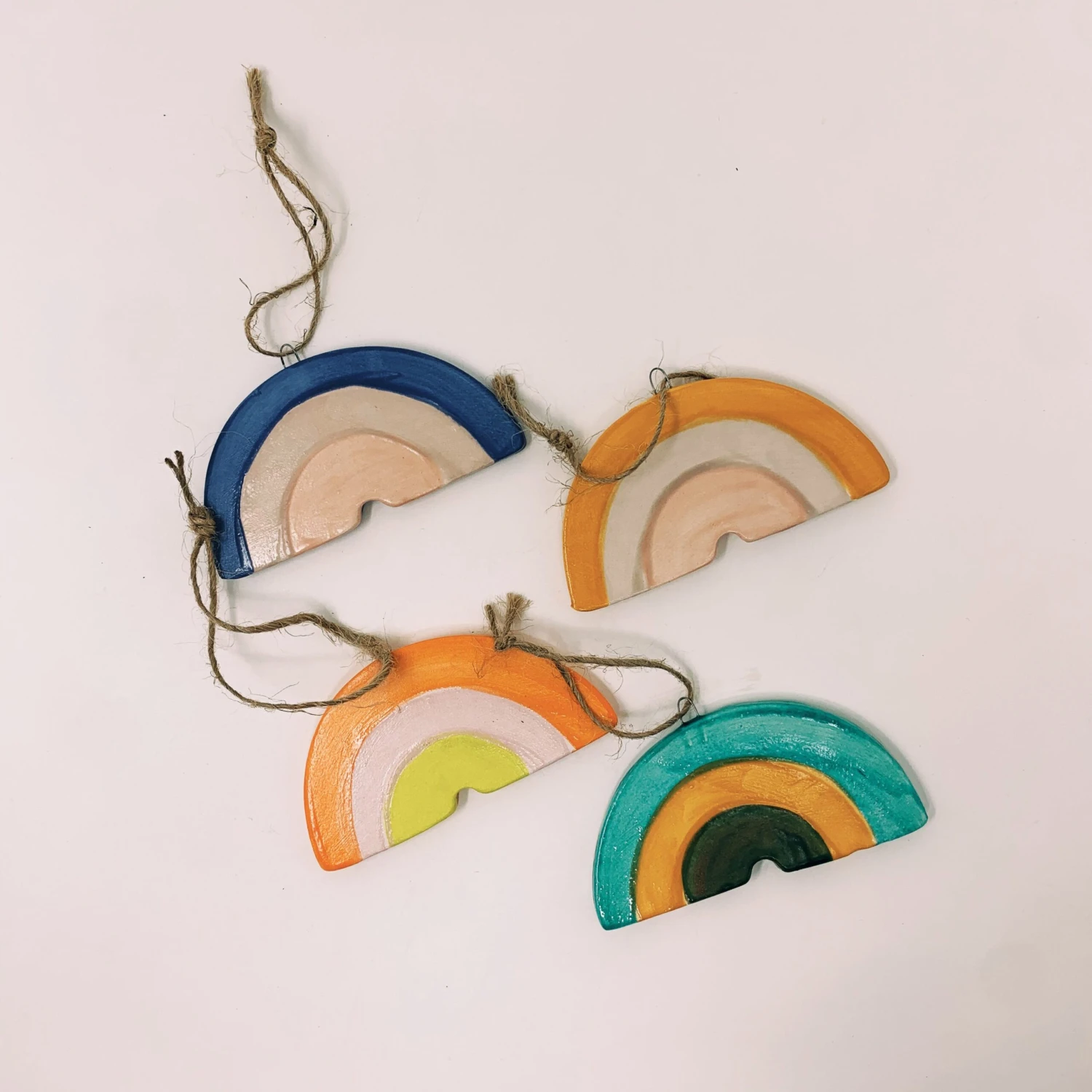 Luna Reece Ceramics - Rainbow Ornament 2 Luna Reece Ceramics - Rainbow Ornament - Image 2