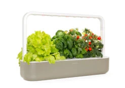 Click & Grow Smart Garden 9 | Automatic Indoor Garden -Plant house SG9 beige side